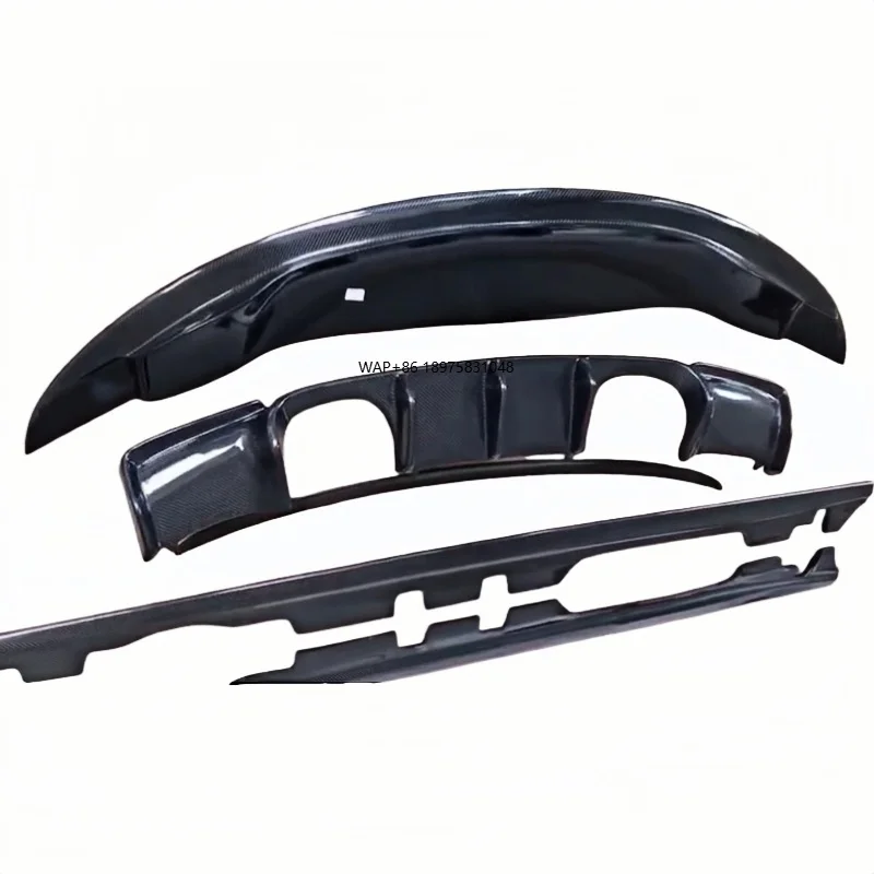 

Real Carbon Fiber Front Lip Splitter Side Skirt Rear Diffuser Rear Spoiler Rear Lip for 2008 M3 E92 Body Kit