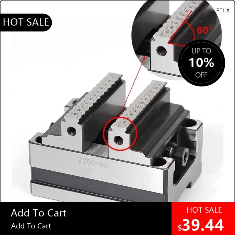 08170 Low price High-precision four-turn table fixture self-centering CNC vise center concentric flat-nose pliers
