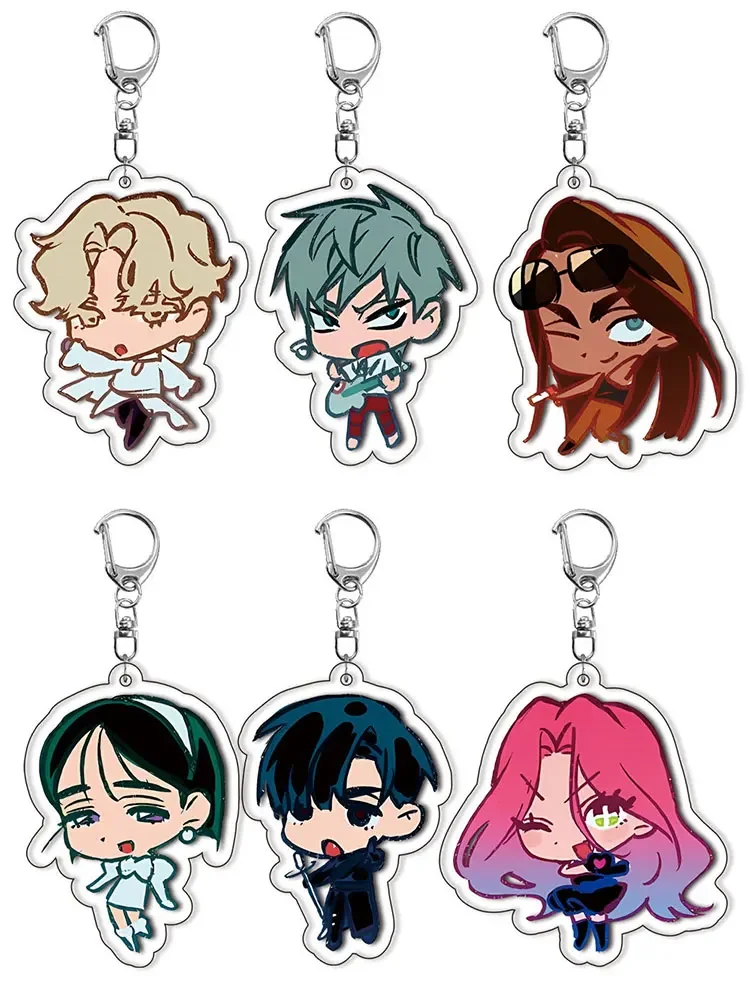 Anime Alien Stage Schlüsselanhänger Luka Ivan Till Mizi Hyuna Sua Schlüsselkette Spielzubehör Rucksackanhänger Llaveros Prop Schmuck Geschenk – Detail 2