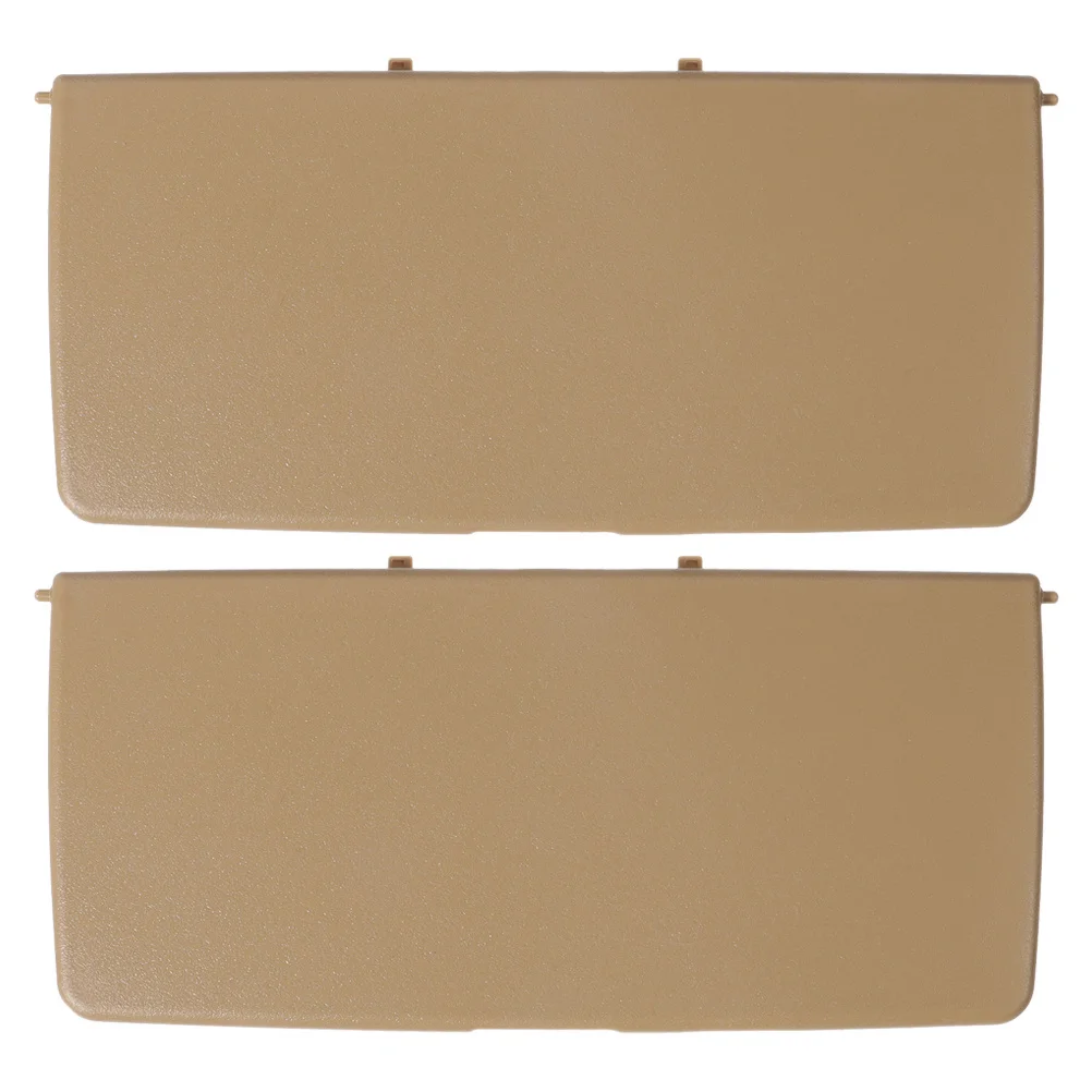 

2pcs Makeup Plate Flip Design For Easy Angle Adjustment Inside Car Mirror Visor Cover Auto Sun Visor Vanity Mirror Cover