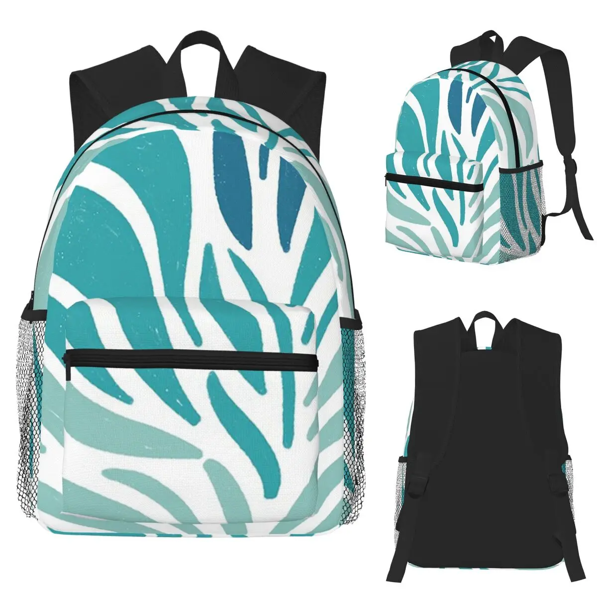 

Flow With Nature Student Backpack School Bag Hiking Travel Daypack for Men Women Fashion Bookbag Shoulder Bags