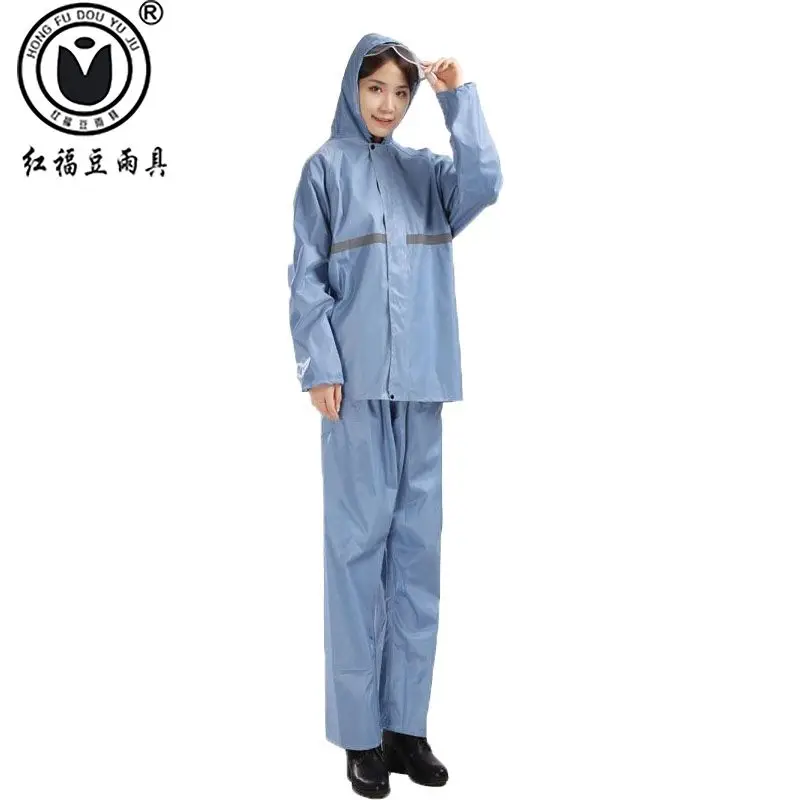 Nuevo Traje de doble capa a prueba de lluvia, impermeable para vehículo eléctrico a la moda para mujer