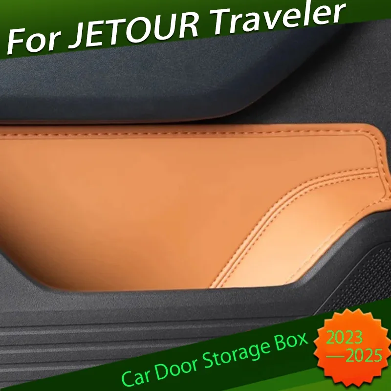 Car Door Storage Box Fit for CHERY JETOUR Traveler T2 2023-2025 Modified Car Co-pilot Glove Box Storage Box Car Interior Parts