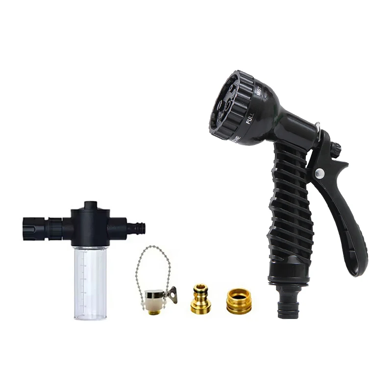 Garden Hose Nozzle Household Courtyard Watering Sprinkler Multi-Function Cleaning Tools High Pressure Car Wash Water Gun