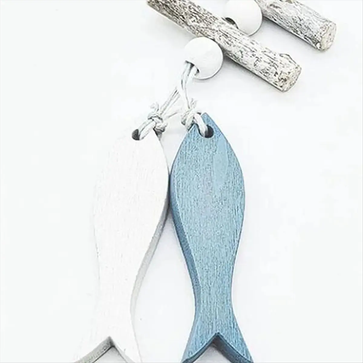 L79A Marine Style Wooden Pendant Ocean Wind Crafts Small Boat Innovative Accessory Wall Hanging Decoration-A