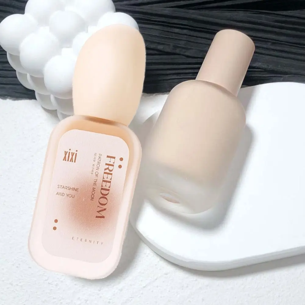Long Lasting Liquid Foundation Lightweight Sweatproof Moisturizing Concealer Oil Control Non-Sticking Powder Face Base Cream