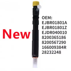 EJBR01801Z EJBR01801A 8200049873 New Diesel Fuel Injector Nozzle for Renault Clio Kangoo Megane Scenic 1.5 DCi 2001-