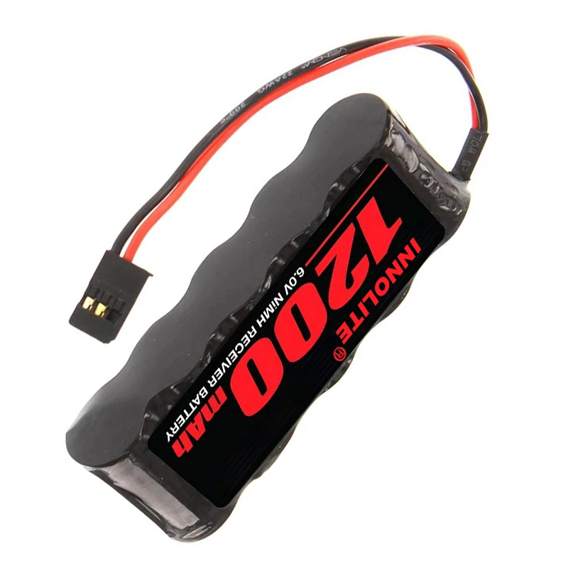 NiMH 6V 1200mAh 5-Cell Flat Receiver Battery Fits Mugen Seiki 1/10 MBX-6T M-spec ,1/10 MTX-5 , 1/10MRX5,1/8 MBX-6 M Spec Models