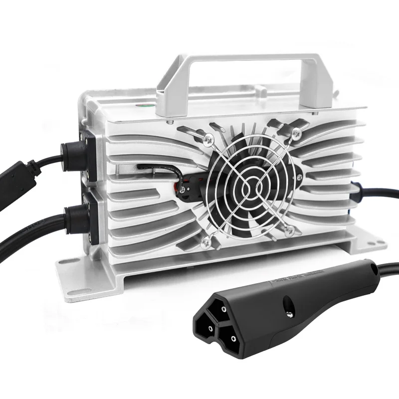 

Зарядное устройство для литиевой батареи 48 В (58,4 В) 25 А для тележки для гольфа EZGO RXV TXT с 3-контактной треугольной вилкой