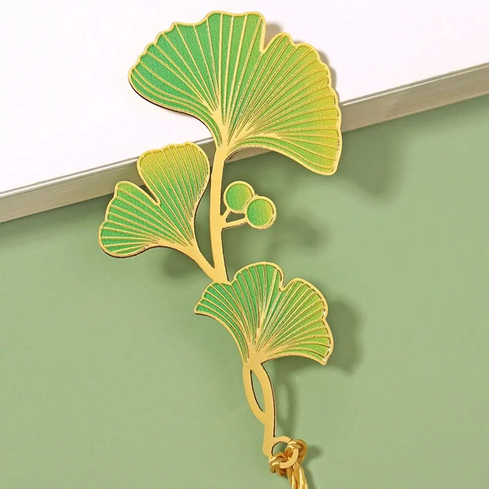 

3Pcs Flower Leaf Bookmark Brass Metal Book Clip Pagination Mark Reading Assistant Student Stationery Gift School Office Supplies