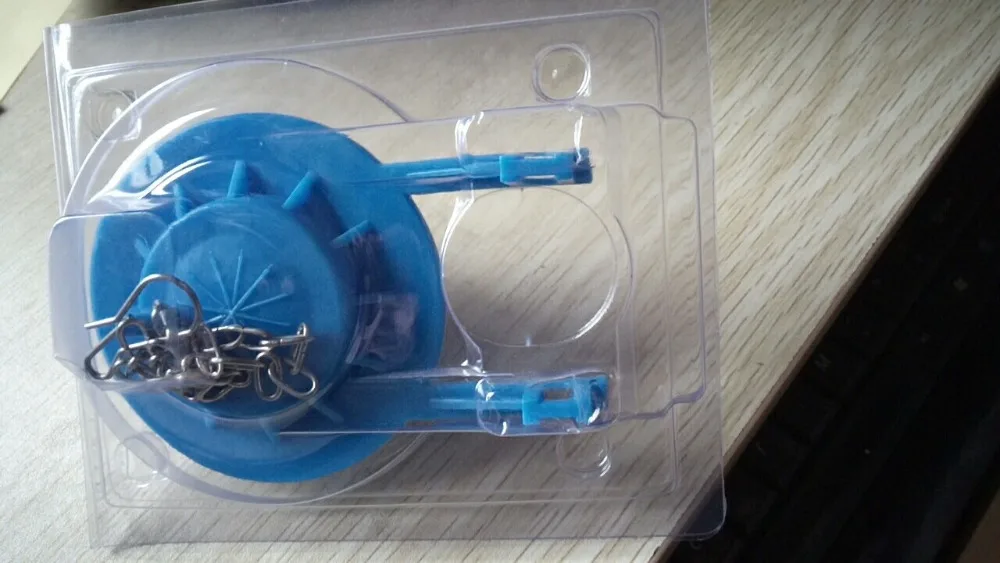 Universal Rubber Toilet Flapper With Stainless Steel Chain 1PC