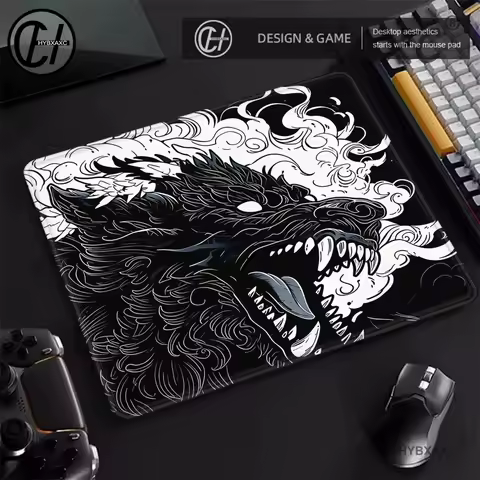 45x40CM Wolf Gaming Mouse Pad Ultrafine Surface Balance E-Sports Mousepad Gamer Professional Premium Computer Mouse Mat Deskmat