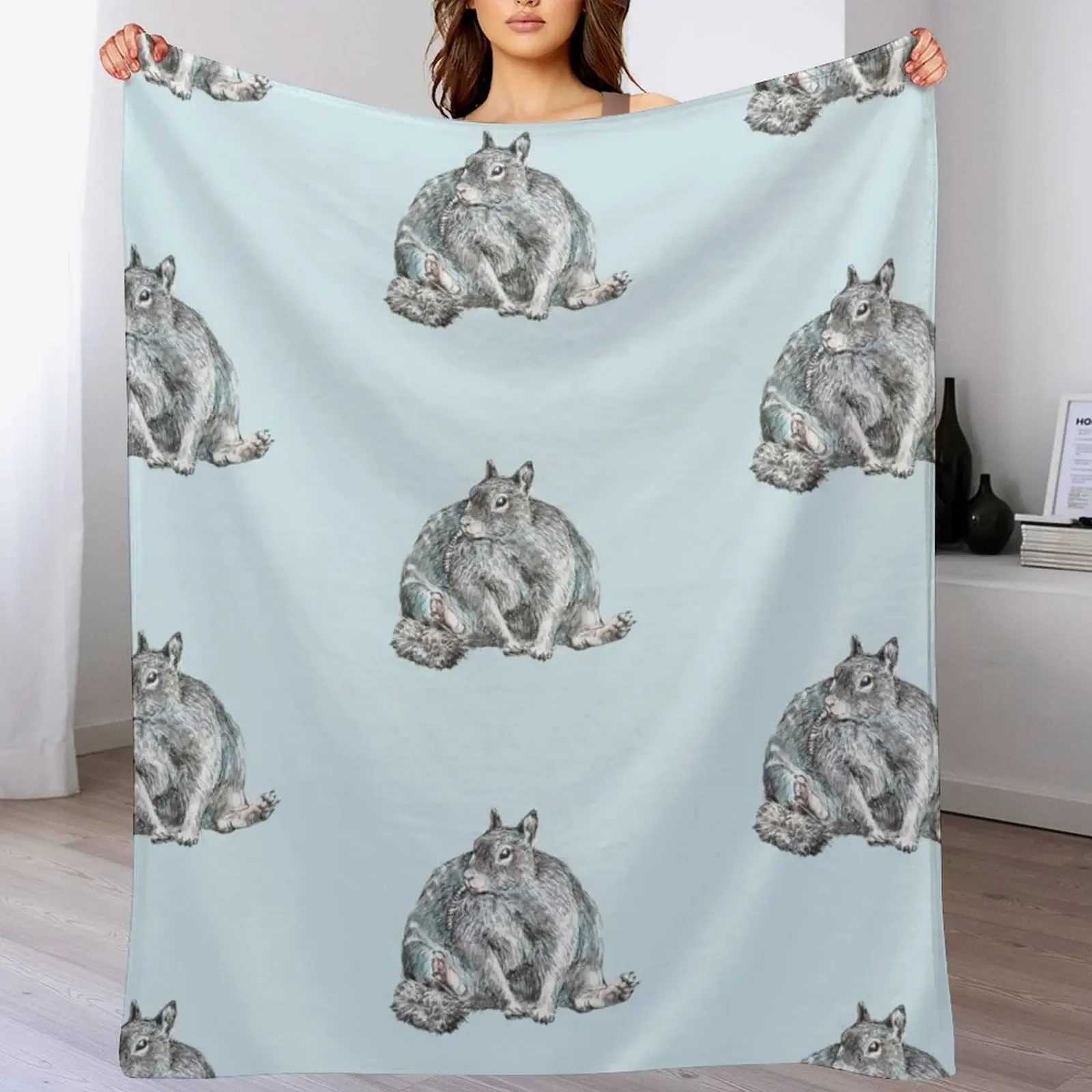 Dramatic Darlene Throw Blanket Soft Comfort Blanket for Reading Watching TV