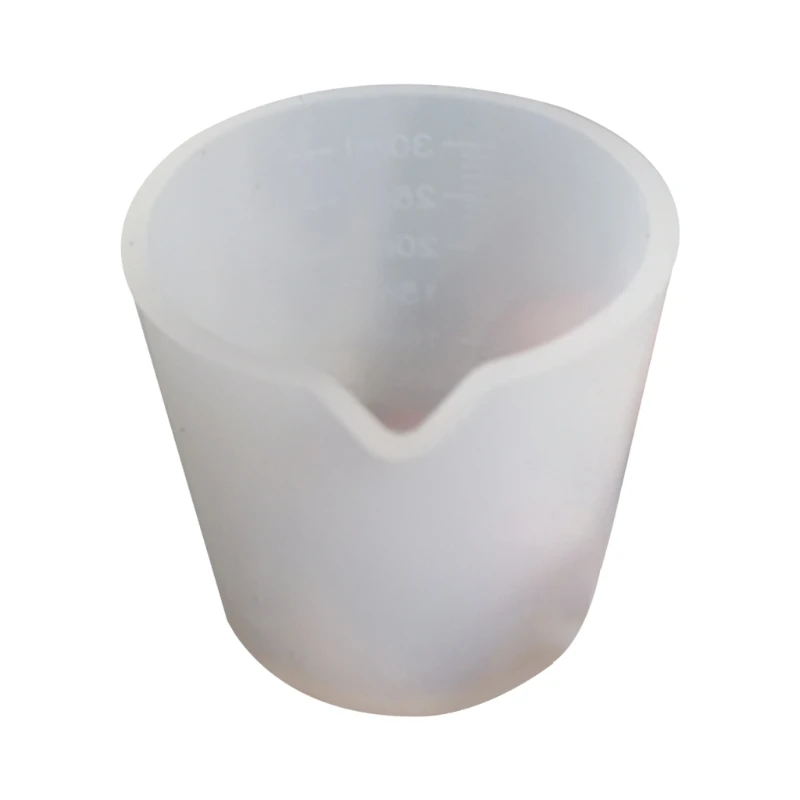 30ml Resin Cup Non-Stick Silicone Cup Silicone Measuring Cup Reusable Mixing Cup