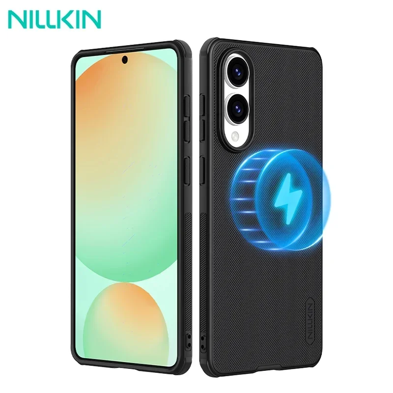 

NILLKIN For Samsung Galaxy S25 Edge Magsafe Case Frosted Shield Pro Magnetic Wireless Charging Back Cover For Samsung S25 Edge