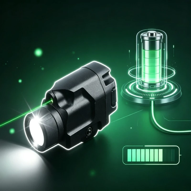 Practical Fine‑Polish Metal Strobe Torch, Adjustable Bright Light for Universal 20MM Rail
