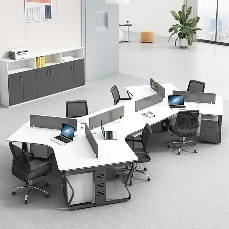 White Office Furniture Table, Desk Chair, Computador, Mesas, Organizador, Jogos