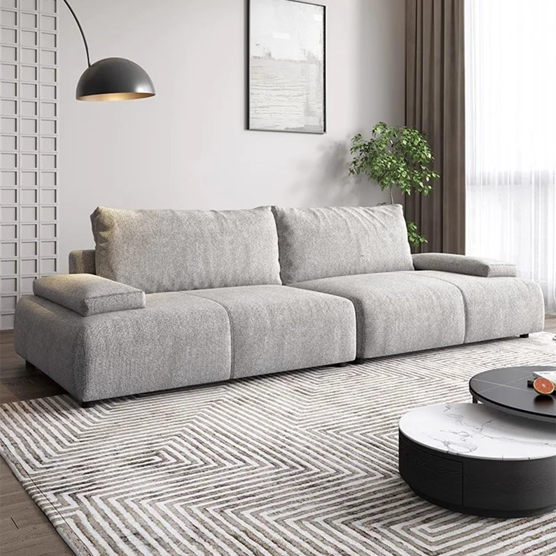 I Shape Office Living Room Sofa Simple Minimalist Lazy Floor Living Room Sofa Nordic Reception Divani Soggiorno Home Furnitures