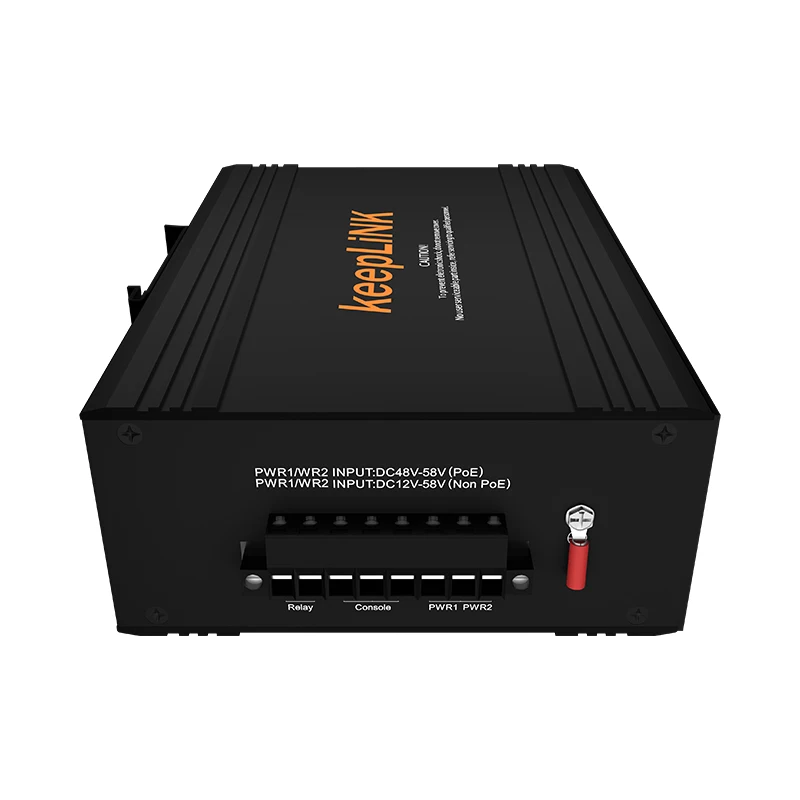 KeepLiNK Industrial L3 Managed Gigabit PoE++ Switch, 6xPoE+ & 2 xPoE++ Ports, 2x SFP, -40~75°C, DIN-Rail