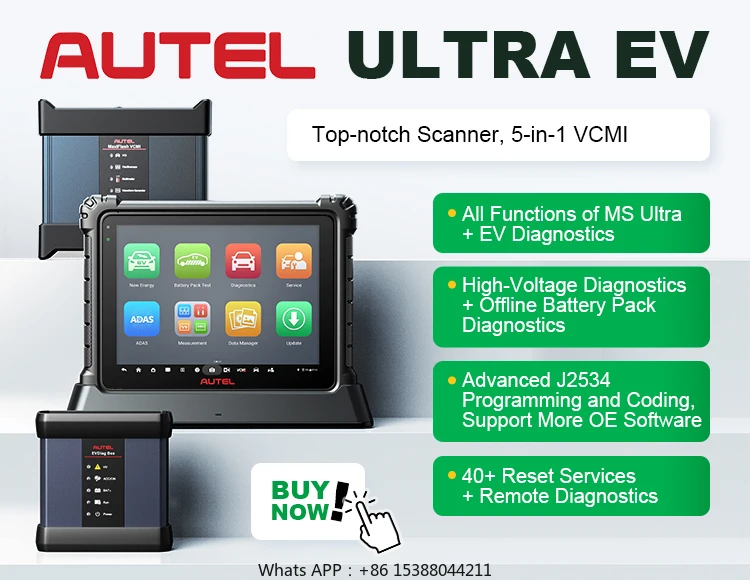 2 Years Free Update Autel Maxis Ultra Ev Ecu Programming Tool Diagnostic Scanner For European Car