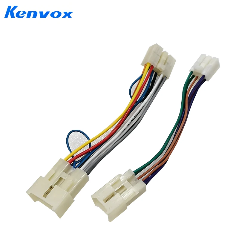 Toyota audio modification power speaker cable plug, revolving female DSP high-frequency speaker high to low modification cable