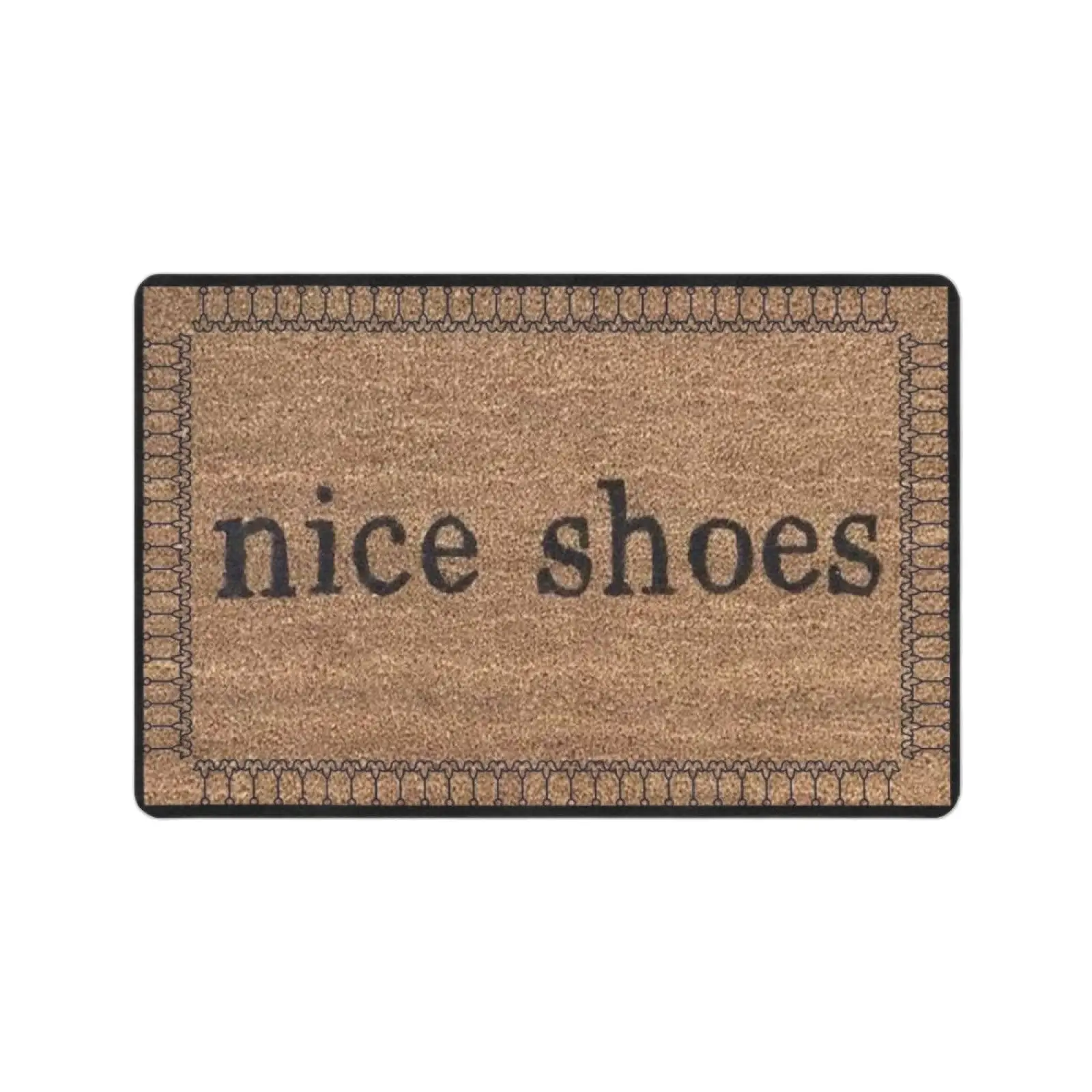 

Nice Shoes Doormat Entrance Christmas Rug Housewarming Door Mat 23.6" x 15.7"