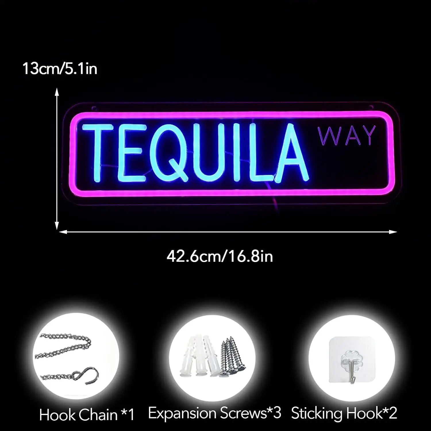 Tequila Way Neon Sign USB Dimmable LED Lights For Home Bar Man Cave Pub Kitchen Restaurant Party Wall Decoration Signboard Light