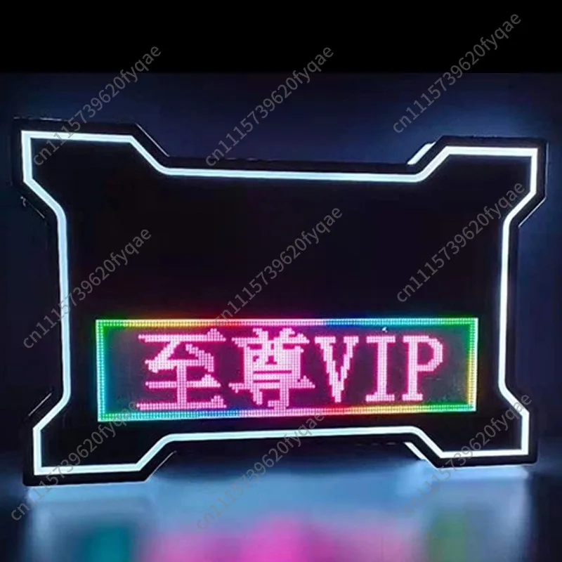 Programmable LED Handheld Light Sign,Scrolling Text Billboard,Light Box for Birthday & Bar Party