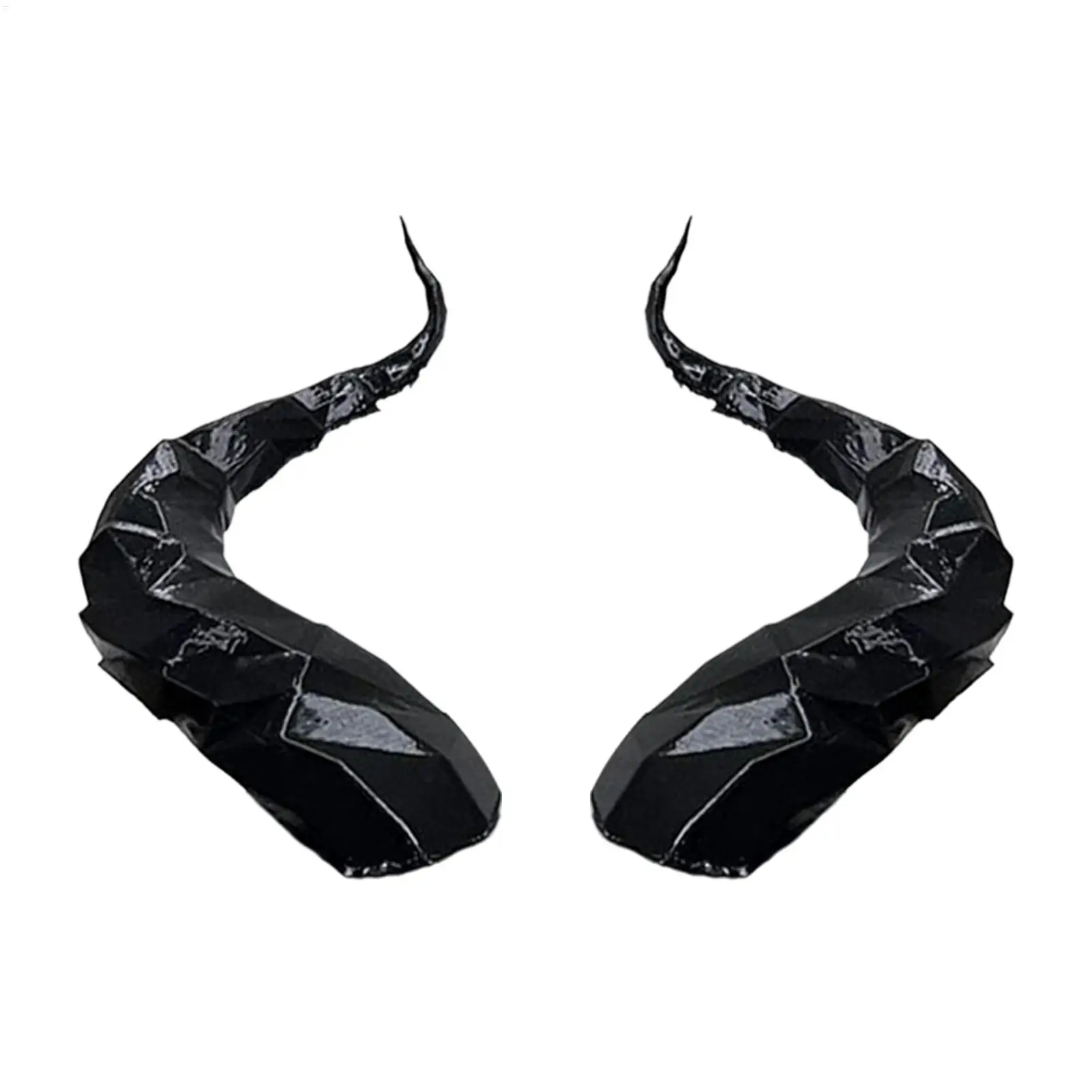 Horns For Helmet Skateboard Helmet Decor Accessories Outdoor Riding Evil Horns For Women Men Dirt Bike Riders Street Riding