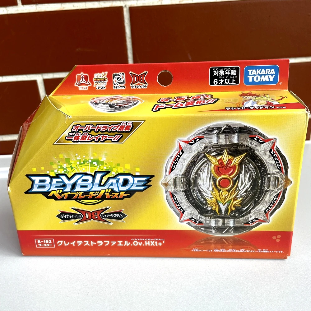 

Original TAKARA TOMY beyblade B192 Greatest Raphael / Glory Regnar .Ov.HXt+' Burst DB, Beyblade B-192 NEW IN STOCK Safe Packagin