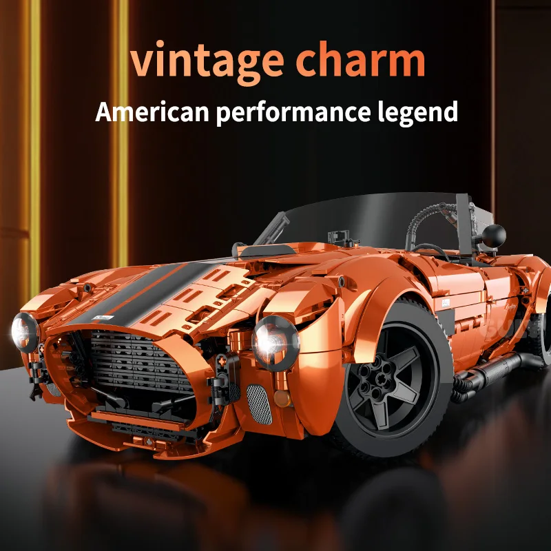 Creative Super Remote Control Sports Car 2765pcs Building Blocks, City DIY High Difficulty Splicing Model Toy Boy Birthday Gift