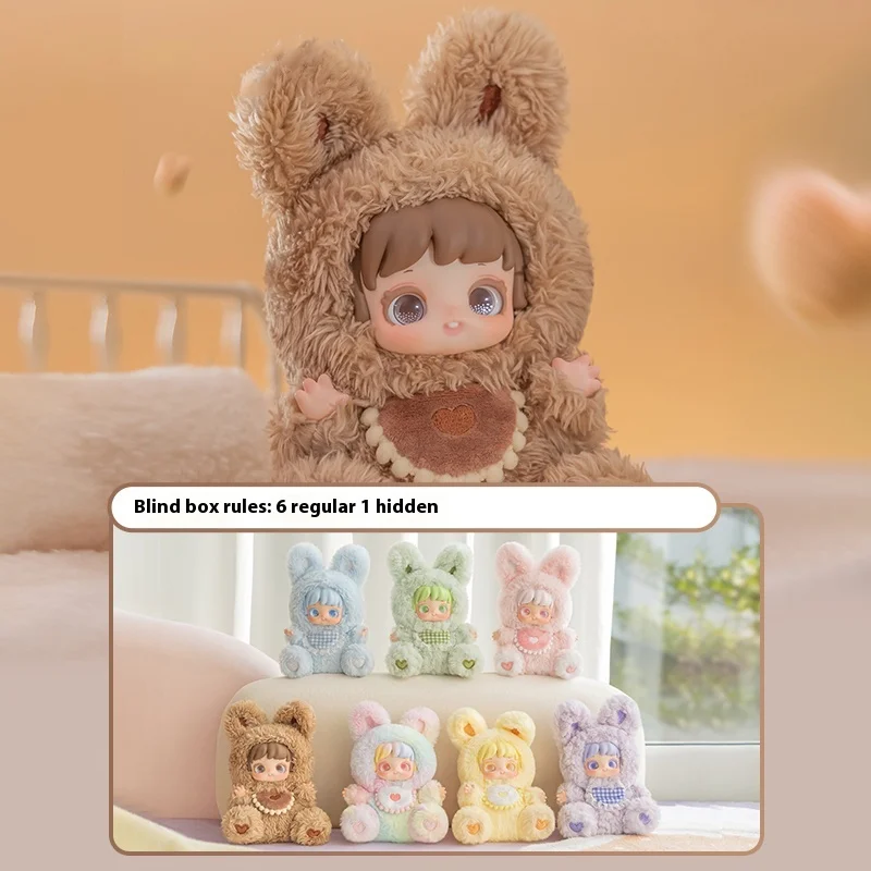 

Miana Trendy Blind Box Toys Plush Figurine New Arrival Girls Soft Stuffed Rabbit Friend Gift Cute Nighttime Plushie Collectible