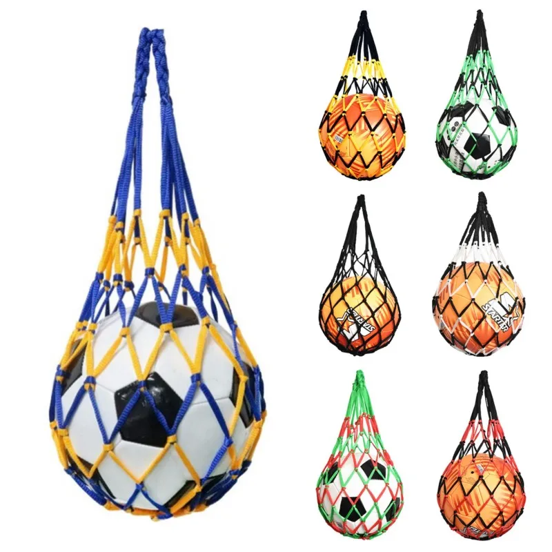 

Basketball Mesh Bags Soccer Nylon Storage Bags Outdoor Sports Portable Soccer Carry Bags Basketball Volleyball Drawstring Bags