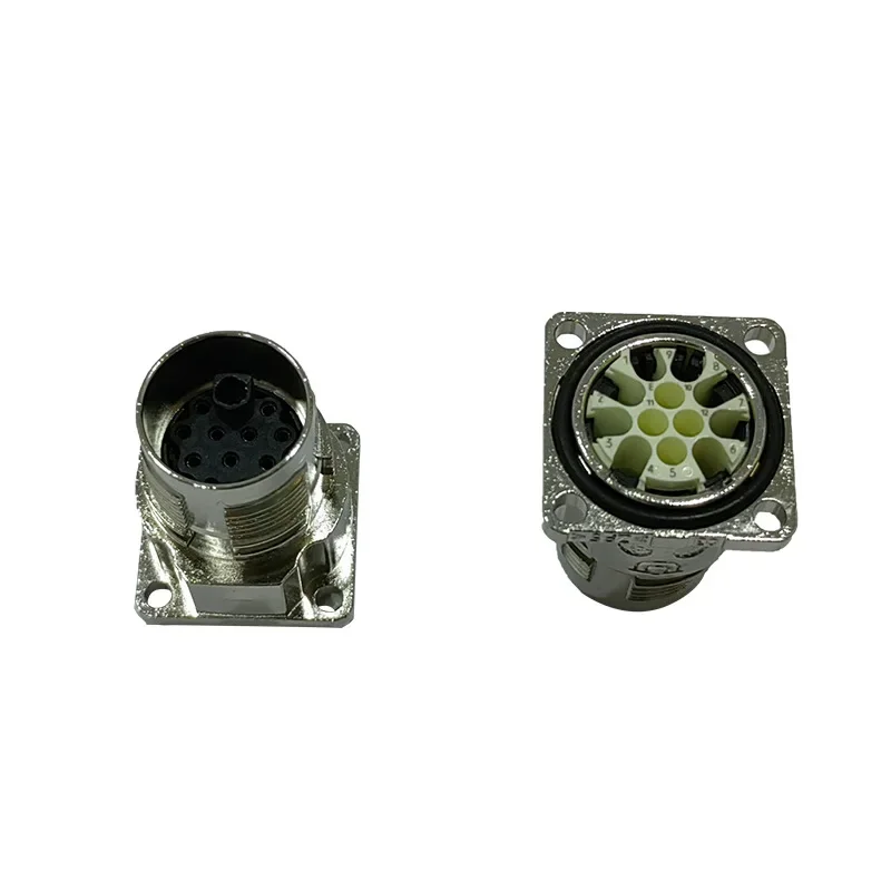 M23 Socket Signal Connector Aviation Plug Servo Motor 6-core 7-core 9-core 12 Core 17 Core 19 Core AEGA