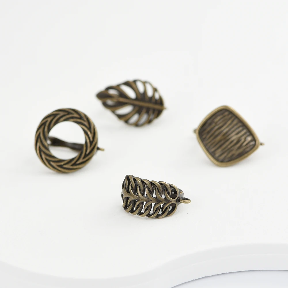 33 Stile YANASI NEU 1 Paar Antik-Bronze Ohrring-Haken für DIY Schmuckherstellung Zubehör Großhandel – Detail 4
