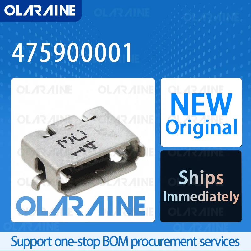 

20/50/100Pcs 475900001 100% brand new and original IC chip USB connector 5 Contact 1.8 A