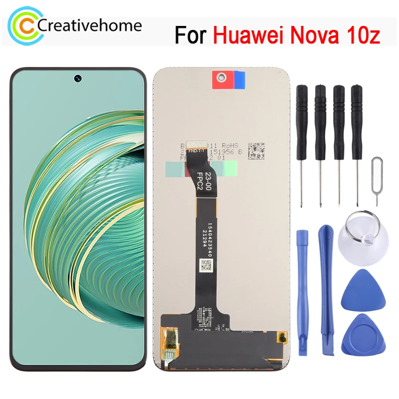 LCD Screen For Huawei Nova 10z 6.6'' LCD Display with Digitizer Full Assembly Replacement Spare Part