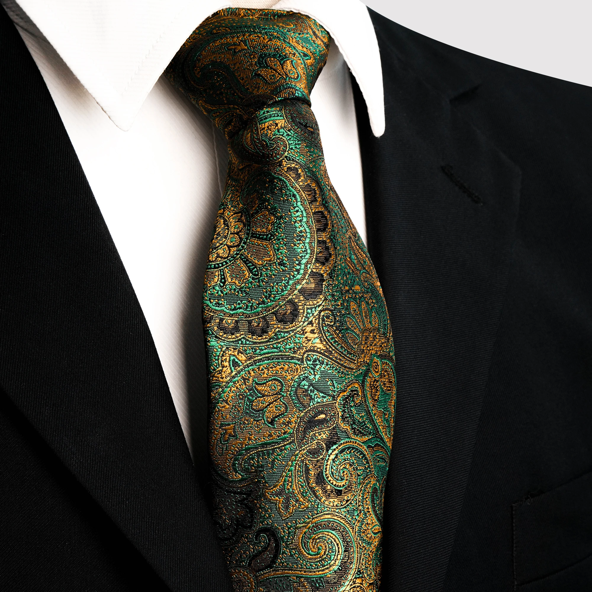

Solid Color Embroidered Necktie 8cm Silk Blend Soft High Quality Formal Business Wedding Party Daily Dress Tie For Men Gentleman