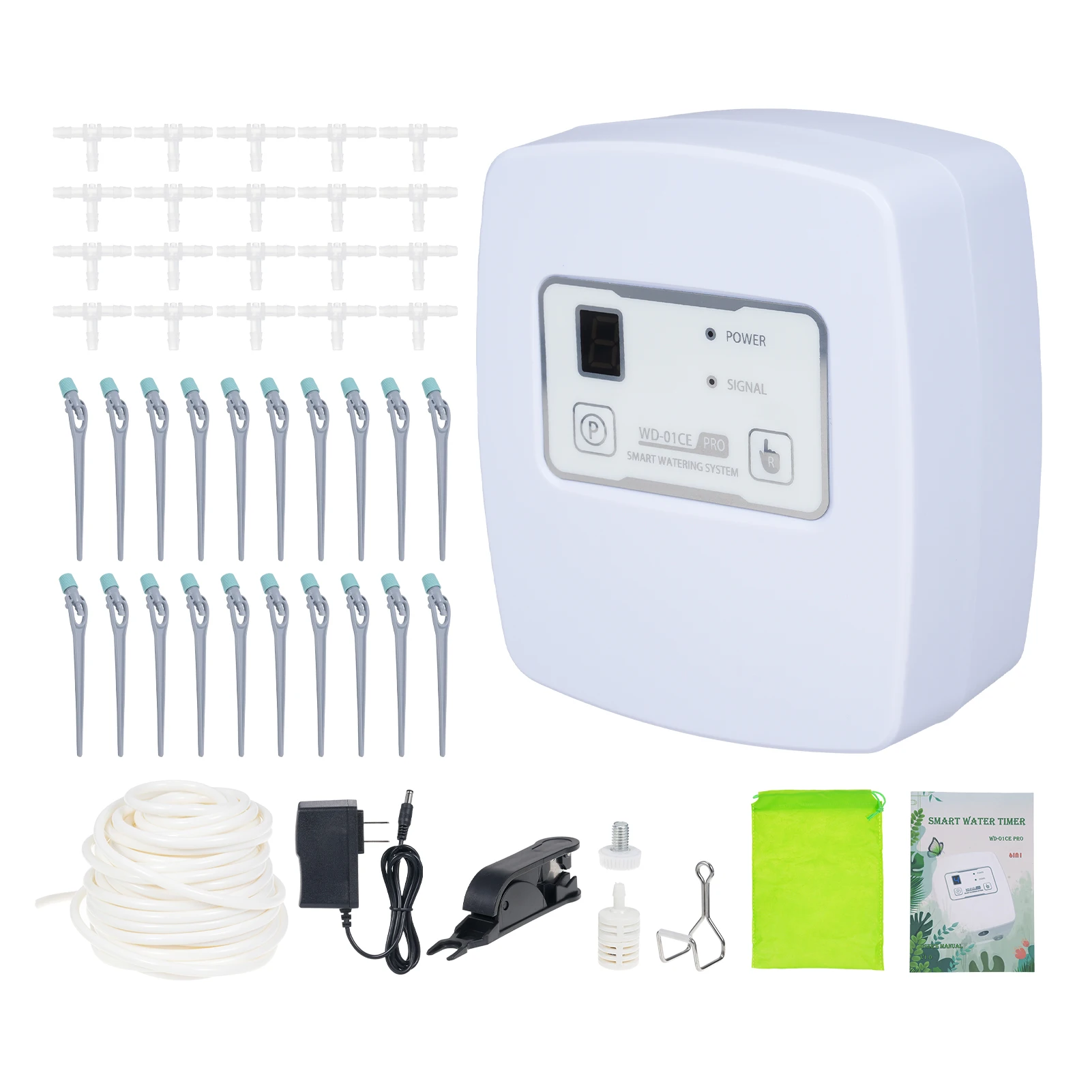 

Smart Watering System WIFI Remote Automatic Watering System 1-4 Gear Adjustable Water Pressure Intelligent Timing for Plants