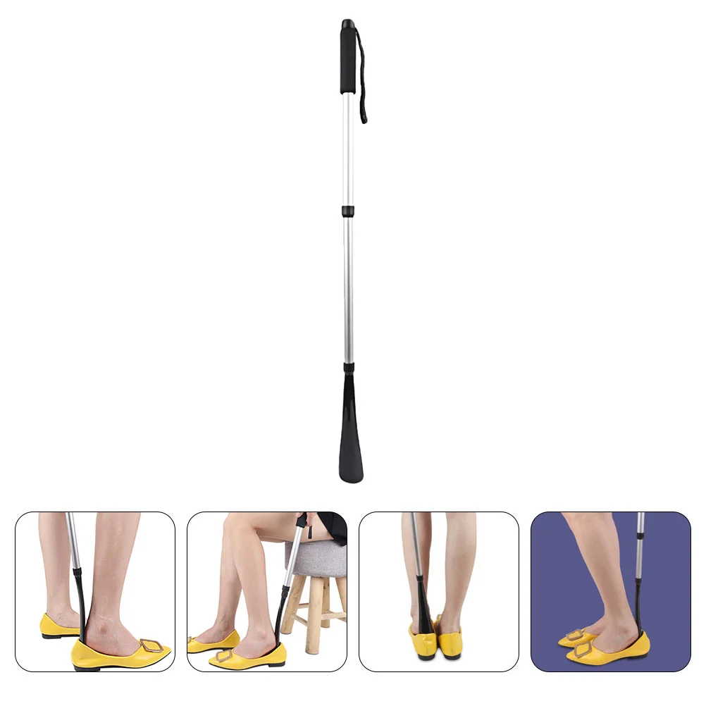 ฮอร์นรองเท้า Helper Telescopic Shoehorn อุปกรณ์เสริมการเดินทาง Retractable รองเท้า Lifter ยกสวมใส่ผู้สูงอายุ