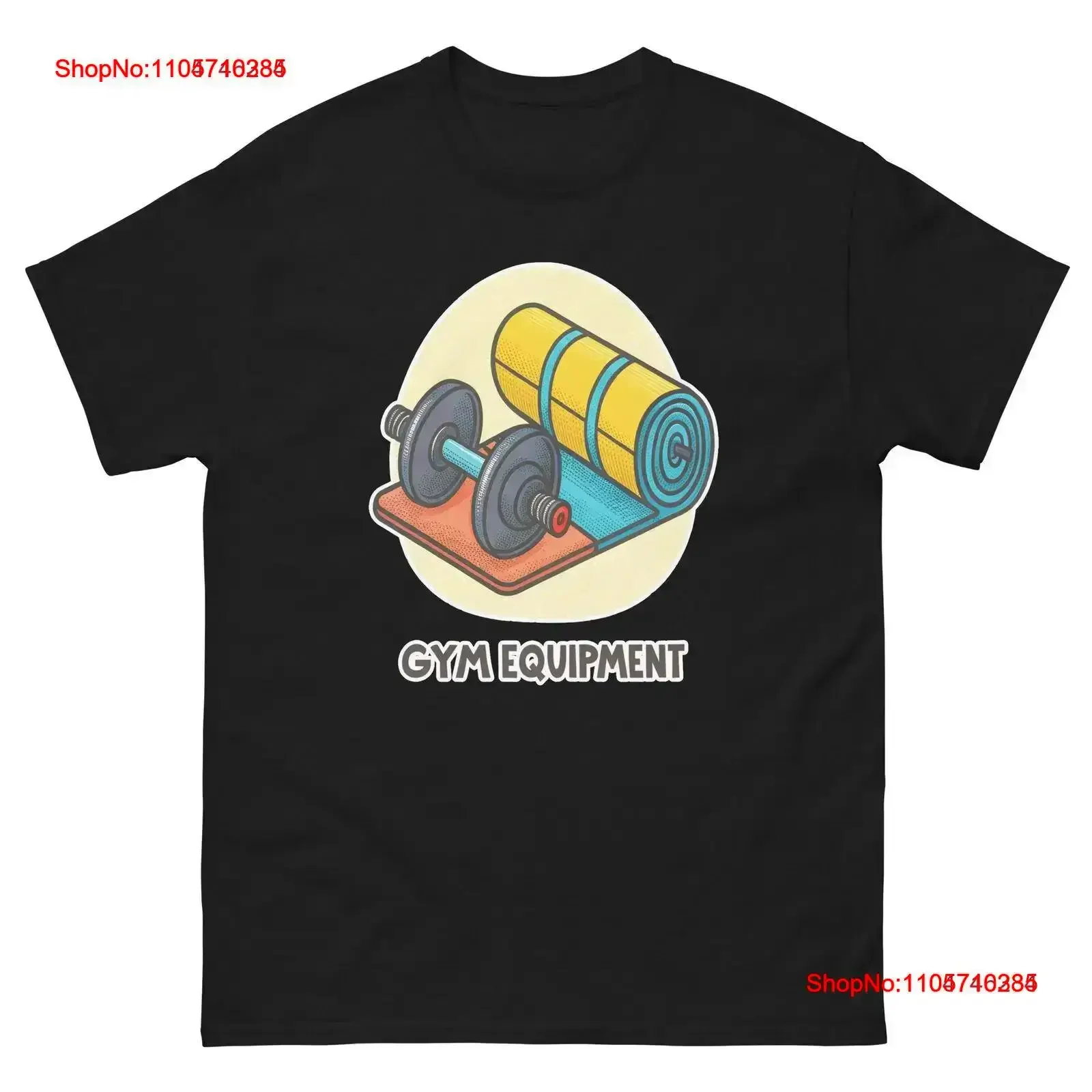 Gym Equipment School Classroom Object Office Teacher T Shirt vintage Washed Top For Everyday Wear Versatile Comfortable graphic