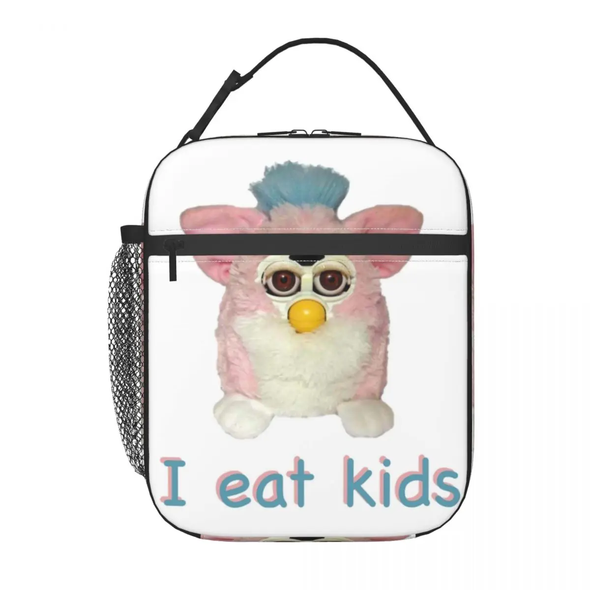 Furbys I Eat Thermal Insulated Lunch Bag Women Cartoon Animal Robot Portable Lunch Container Children Multifunction Food Box