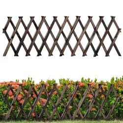 Garden Expanding Wooden Trellis Expandable Trellises Aluminum Riveted Each Piece Expands to 200cm x 30cm Climbing Plants Support