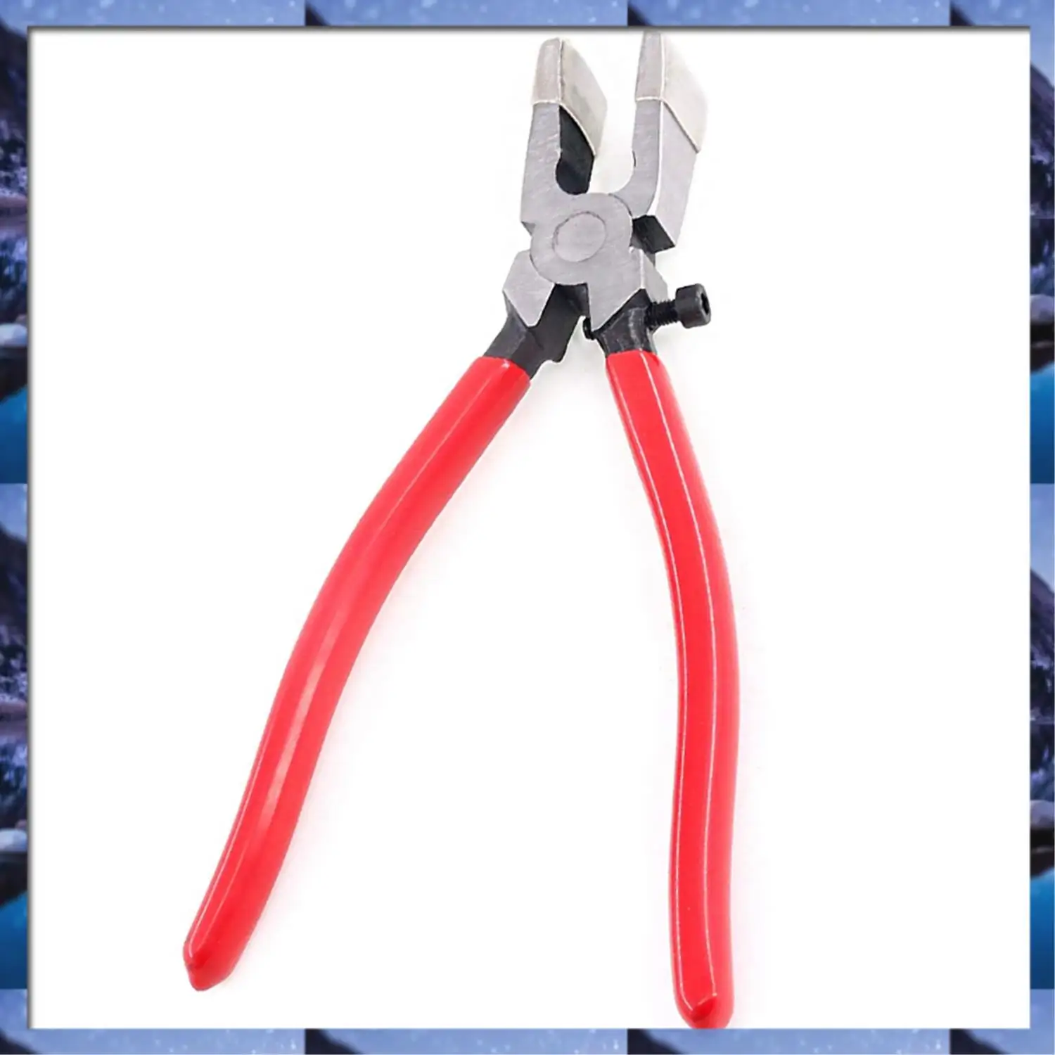 

ABSU Glass & Mosaic Trimmer & Nipper Tile Cutter Pliers With Handle Breaking Cutting Glass Pliers Stained Glass Tools