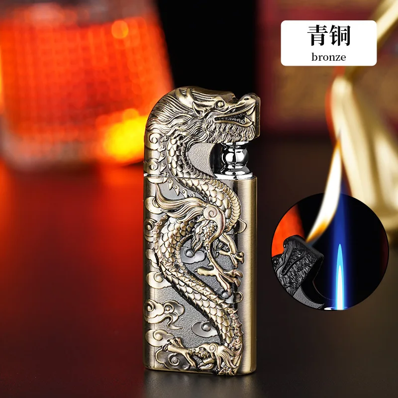 Dragon Lighters Creative Windproof Gas Lighter Luxury Metal Torch Cool Lighter Smoking Accessories