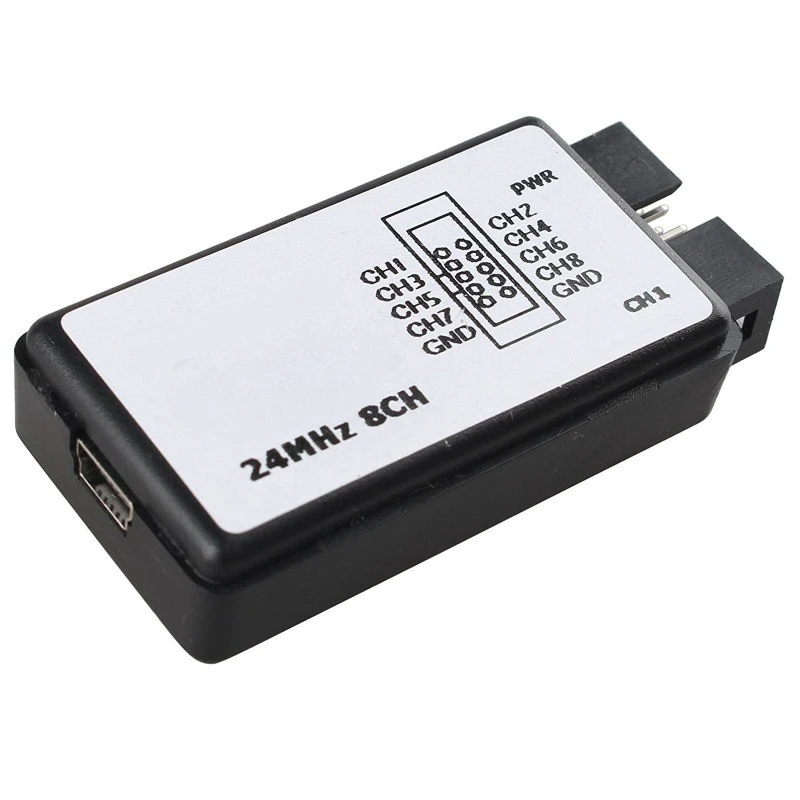 For USB Logic Analyzer MCU Compatible with ARM FPGA Debugging 24M Sampling 8-Channel
