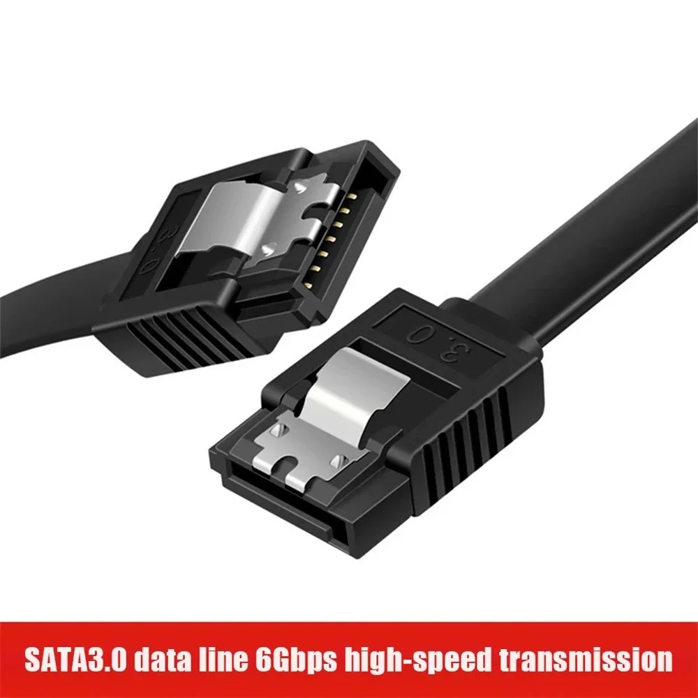 SATA 3.0 Hard Disk Data Cable Flexible Sata Hard Disk Fast Transmission Cable 50cm Solid State Hard Disk Serial Data Cable