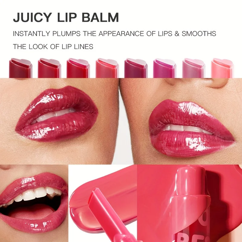 ลิปสติกเนื้อชุ่มชื้น ลิปบาล์มเนื้อแน่นสีชัด ติดทนนาน บำรุงริมฝีปาก