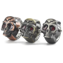 Creative Skull Selling Personality Quartz Ring Watch Alloy Circular Dial Unisex Christmas Gift Fun Watch