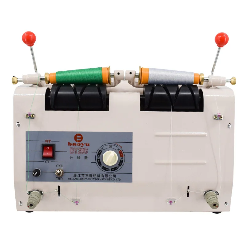 AOLIVIYA Double Head Thread Splitting Machine For Sewing Embroidery Anti Break With Timer Rewinding Specialty Tools